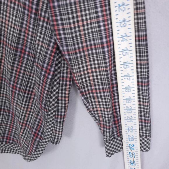 J. Jill Button Down Shirt Top Blouse Tunic Size XL Plaid Check Western NEW - Picture 14 of 16